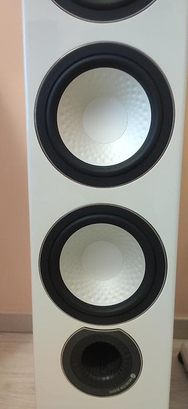aktivni zvucnici sa pojacalom: Monitor Audio Silver RX8, elegantna bela klavir lak boja (za koju se — 10