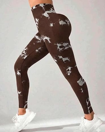 torba za hranu: Ženske sportske helanke – tie-dye dezen 2 komada 1,500 dinara - Visok — 1