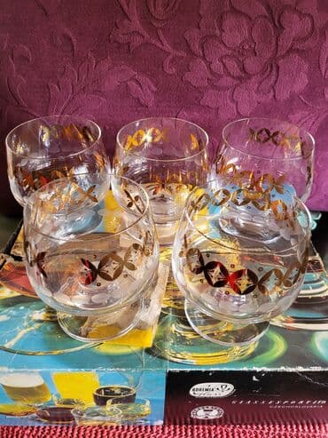 kristalne case novi sad: Case nove kristal,Bohemija,za zestoko pice iz 50,60ih. Case jako — 3