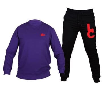 new yorker sabac: Set, L (EU 52), Lacoste, color - Purple, Cotton — 1