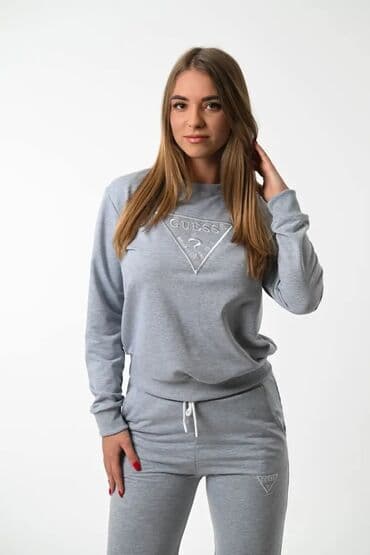 lagane haljine za leto: Guess, Jednobojni, bоја - Siva — 9