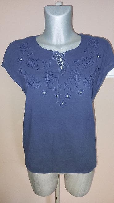 **STREET ONE bluza, veličina 38** Lepa teget bluza brenda **Street — 1