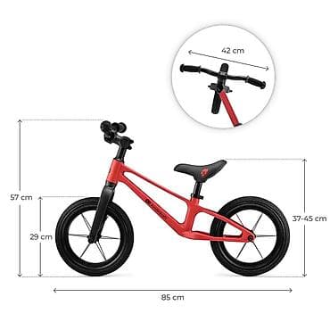 decije sediste za bicikl: KINDERKRAFT BICIKL GURALICA ETER RED Ultra-laki balans bicikl od 3 — 2