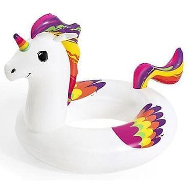 skakaonica na naduvavanje: Šlauf Jednorog 119 x 91 cm – magija na vodi! Unesite dozu čarolije u — 3