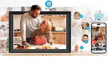 subotica kamere: HIK digitalni foto i video ram – 1920×1280 Full HD sa Frameo — 5