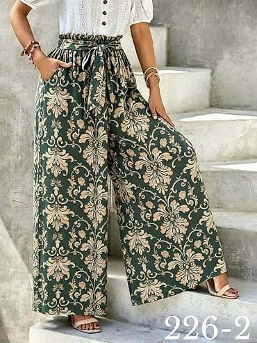 bermude 320: Pantalone za punije dame – model 226-2 - Kroj: široke nogavice — 4