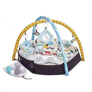 igre i igrice za decu od 3 do 103 godine: Kinderkraft SMARTPLAY SEA – 2 u 1 obrazovna prostirka i suvi bazen sa — 2