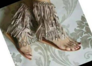 mokasine sa stiklom: Sandals, 38 — 2