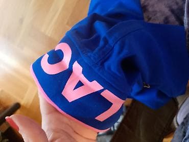 Ženska obuća: Lacoste polo haljina, ženska, plava sa roze detaljima. - Klasičan — 4