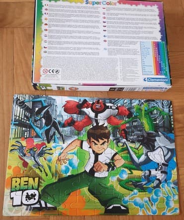 robot kuca igracka: Ben 10 - cartoon network. Puzzle - puzle - pazl kako ko voli. 60 kom — 3