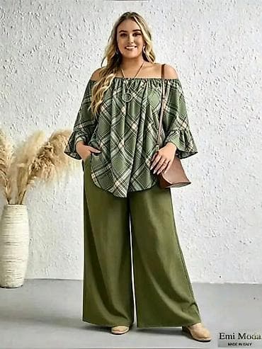 ps kombinezoni 2022: Ženski komplet za svečane i svakodnevne prilike – plus size - — 9