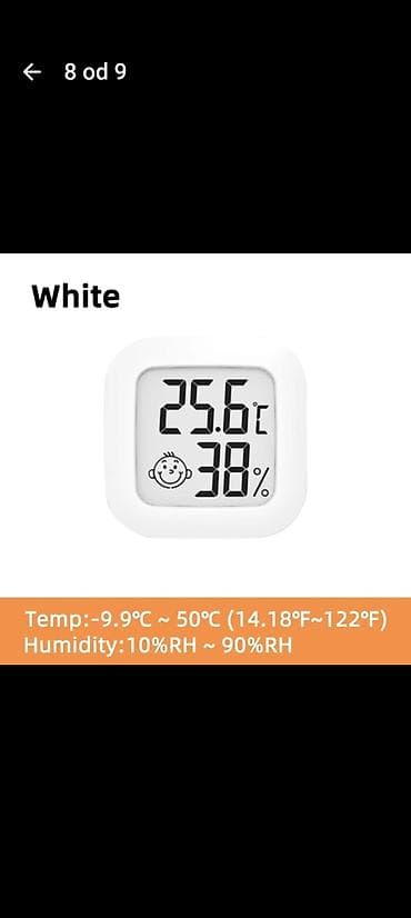 unior alati: Digitalni termometar–higrometar Anseny - Merenje temperature i — 7