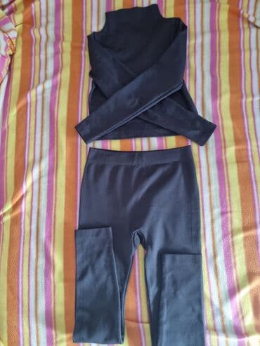 calliope zenske pantalone: Calliope komplet rebraste helanke i krop rolka debeo i topao — 1