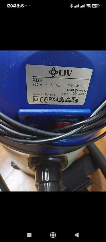 064 mreza: Industrijski usisivač LIV RIO - Snaga: 1100 W nominalno, 1300 W — 4