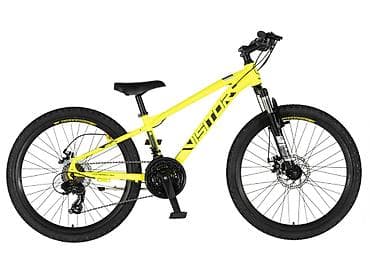 zagor i ciko: Visitor Cascade 24" – junior MTB bicikl, neon žuti Opis: Dečiji — 2