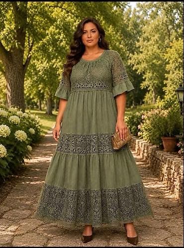 odela za punije: BIG SIZE MODEL ✨️ Prelepe duge haljine za nase punije dame Vel: XL 2XL — 2
