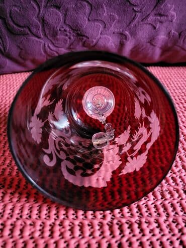 male ikebane za stolove cena: Zvono novo Bohemija kristal rucno gravirano 70te. Kristalno — 18