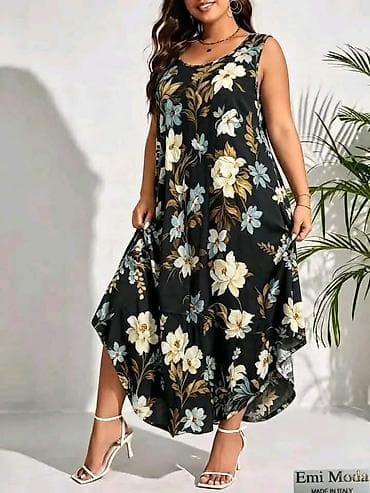 haljina vero modo: Letnja maxi haljina bez rukava – Emi Moda, Made in Italy - Kroj — 3