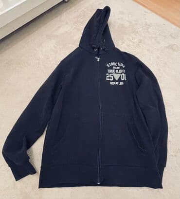3 decembar duks: Sweatshirt, XL (EU 54), 7Arrows, color - Black, With a hood — 1