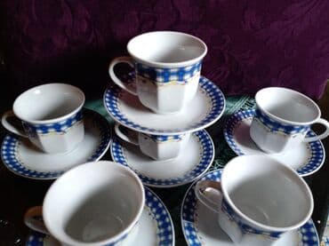 sinsay solje: Solje nove velike porcelanske. Komada. 6. Tacne. 13cm. Solje — 2