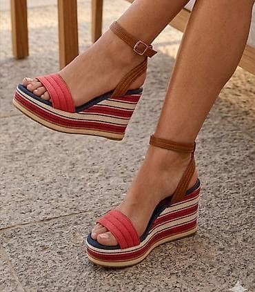 deichmann kaisevi: Ženske sandale na punu petu sa platformom - Dizajn: otvoreni prsti sa — 1