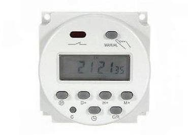 sat slika: Digitalni tajmer 12V 16A - Napajanje: 12 V DC - Maksimalno — 2