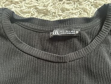 bele pantalone zara: Zara crop majice M — 2