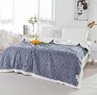 DELTA HOME Luxury Micro Mink Sherpa ćebe gs - Dvostrano ćebe: jedna — 2