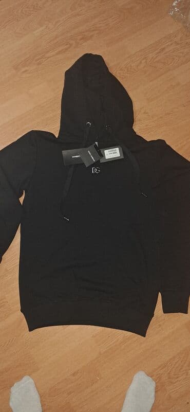 Socks & Underwear: Sweatshirt, M, Dolce & Gabbana, color - Black, With a hood — 3