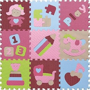 Podne puzzle Premijum klase “Ćerke-majke” (pink) - Baby Great podloga