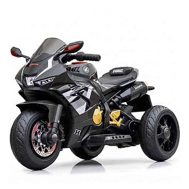 dečiji motor na akumulator: Dečiji motor na akumulator na 3 točka Sportino – crni Šifra — 1