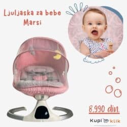 Ormari: Ljuljaška za bebe Marsi - Udobna i sigurna bebi-ljuljaška sa mekanim — 8