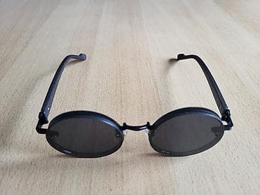 haljine za maturu piramida: Okrugle sunčane naočare – retro/steampunk stil - Tamno siva/crna — 3