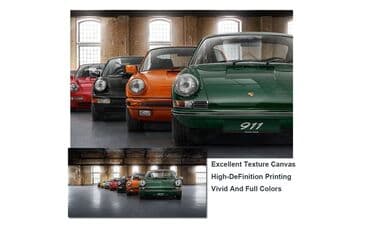 Tuning oprema: Poster štampan na platnu - PORSCHE Poster štampan na platnu veličine — 5