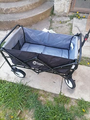 frotiri cena: Sklopiva transportna kolica na izvlačenje - Prostrana korpa od — 7