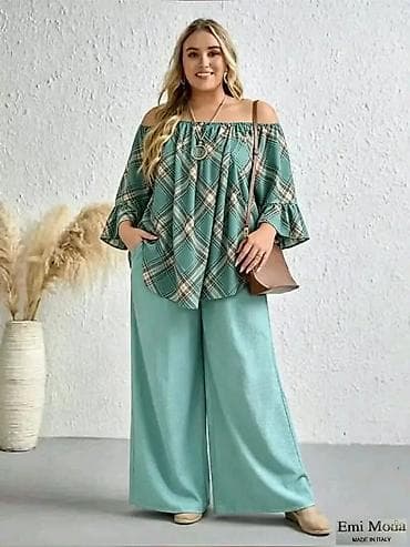 ps kombinezoni 2022: Ženski komplet za svečane i svakodnevne prilike – plus size - — 10