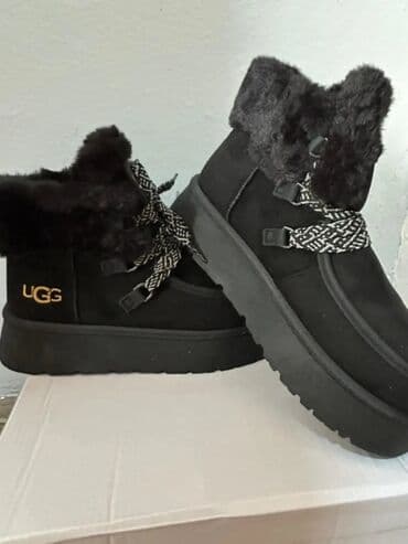 ledzent haljine: Ugg čizme, bоја - Crna, 38 — 1