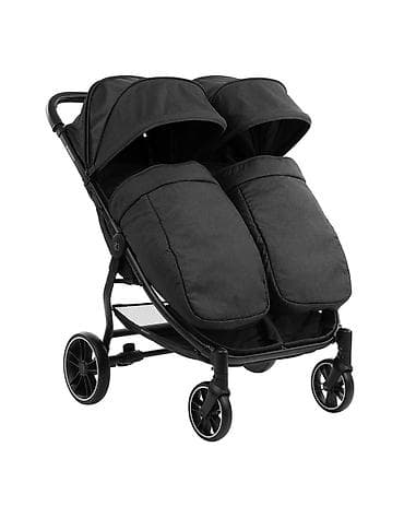 kolica za blizance: Kikka Boo Happy 2 – Kolica za blizance, black (SKU: KKB4) Kolica sa — 6