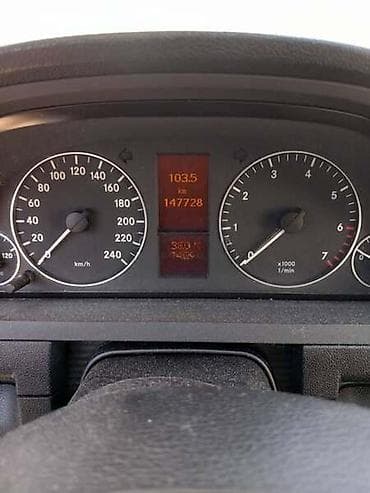 sa staklom: KM SAT W169 ZA MERCEDES BENZ A KLASA OD 2004. DO 2012. GOD. | Km sat — 1
