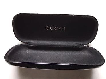 dioptrijska stakla za decu: Futrola za naocare Gucci 16x6 cm. koza, tvrda,malo ostecena-ogrebana — 2