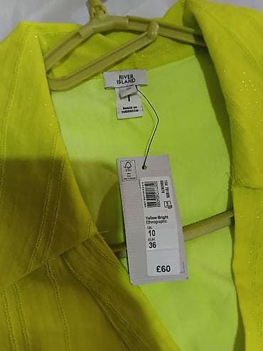 Ženska haljina River Island – model “Yellow Bright Ethnographic” M — 4