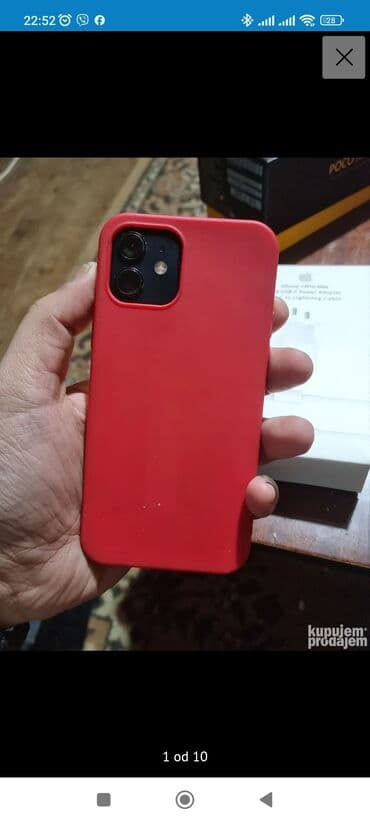 samsung punjač: Apple iPhone iPhone 12, 128 GB, Pacific Blue, Otisak prsta, Bežični punjač, Face ID — 1
