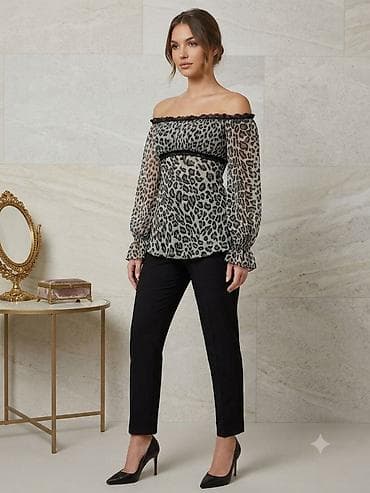 carolina herrera ženski parfemi: Prelepa, elegantna bluza poznatog brenda Vogeli, sa modernim animal — 5