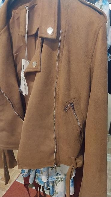 odelo sa perjem: Ženska jakna od velura odg. za S do L – Boja: Kamel boja Elegantna — 2