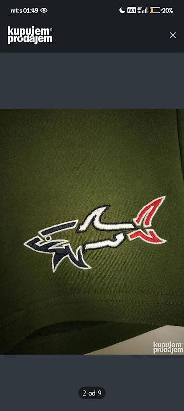 majice beograd: Bermude i šortsevi Paul Shark, bоја - Maslinasto zelena — 2