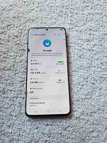 polovni usisivaci iz uvoza: Samsung Galaxy S21 Ultra 5G (model SM-G998U1) - Ekran: Dynamic AMOLED — 4