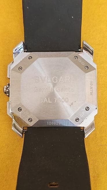 komandirski sat: BVLGARI Gérald Genta – CAL 7800 hronograf - Kućište osmostrane forme — 5