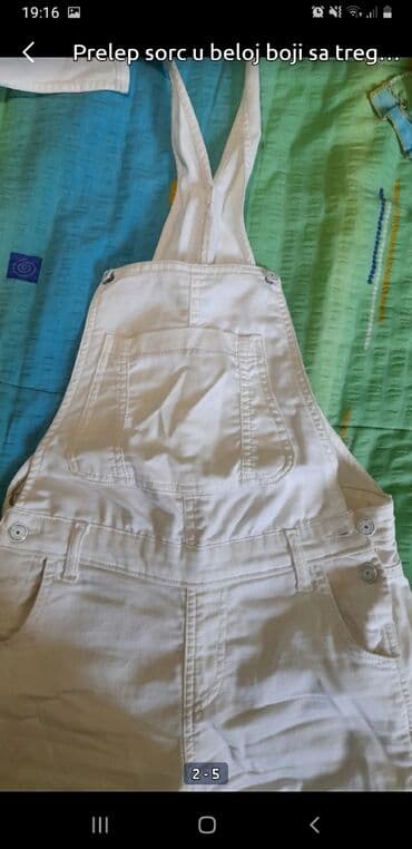 visece mindjuse sa cirkonima: S (EU 36), Jeans, color - White, Single-colored — 2