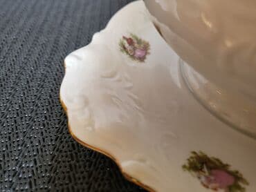 male vatrostalne posude: Sosijera Walbrzych porcelan Poljska,sa radom iz 70ih. Sosijera sa — 6
