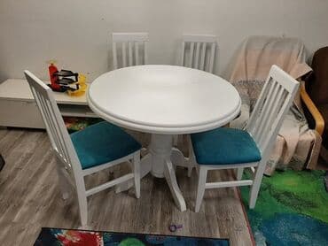 kompjuterski stolovi: Ovi okrugli stolovi fi 80 fi 90 fi 100 sa i bez produzetka po 150e — 1